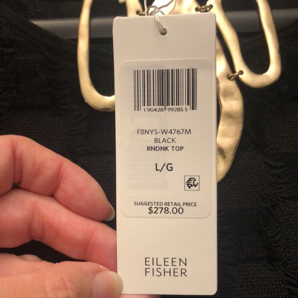 Eileen Fisher Sheer Hemp Sweater - Picture 12 of 15